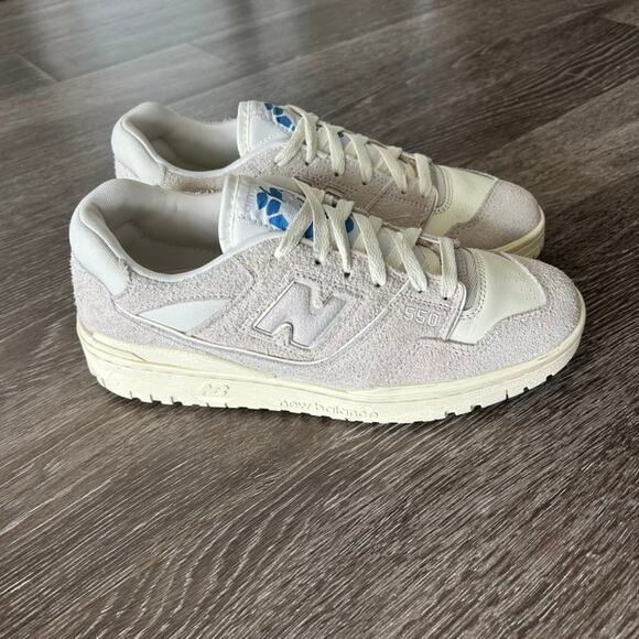 Aimé Leon Dore x New Balance 550 Vintage Grey‎ Suede Sneakers 8.5 Retro Low EUC - Picture 2 of 16